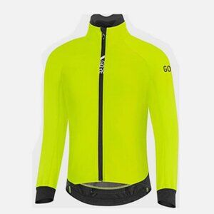 GORE WEAR Men's Thermo Cycling Jacket, C5, Gore-TEX INFINIUM Neon Yellow XS